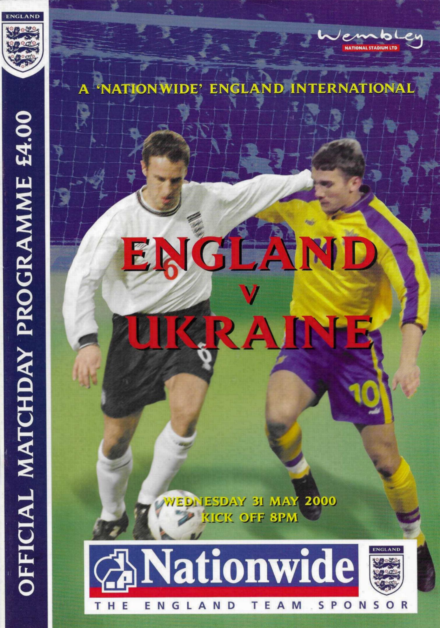 2000 - ENGLAND v UKRAINE